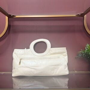 Genuine Leather Tote Bag w/ Round Handles & Strap • Karam Leather Goods